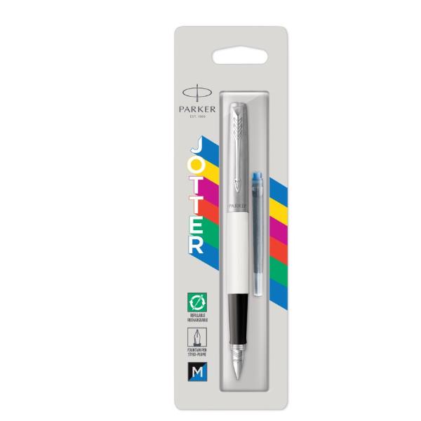 Parker Jotter Originals - Penna stilografica - nero blu - medio