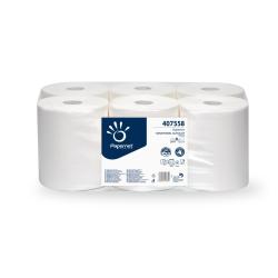 Asciugamani in rotolo Autocut DryTech - 2 veli - goffratura micro - 18 gr - 20 cm  x 100 mt - diametro 18,5 cm - Papernet