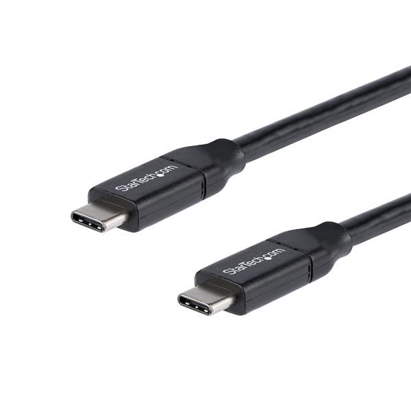 StarTech.com Cavo USB-C a USB-C con Power Delivery PD 5A - M/M - USB2.0 - Conforme USB-IF da 1m - Cavo USB - USB-C (M) a USB-C (M) - Thunderbolt 3 / USB 2.0 - 5 A - 1 m - nero
