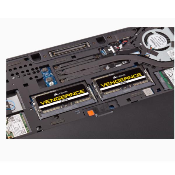 CORSAIR Vengeance - DDR4 - kit - 32 GB: 2 x 16 GB - SO DIMM 260-pin - 2666 MHz / PC4-21300 - CL18 - 1.2 V - senza buffer - non ECC
