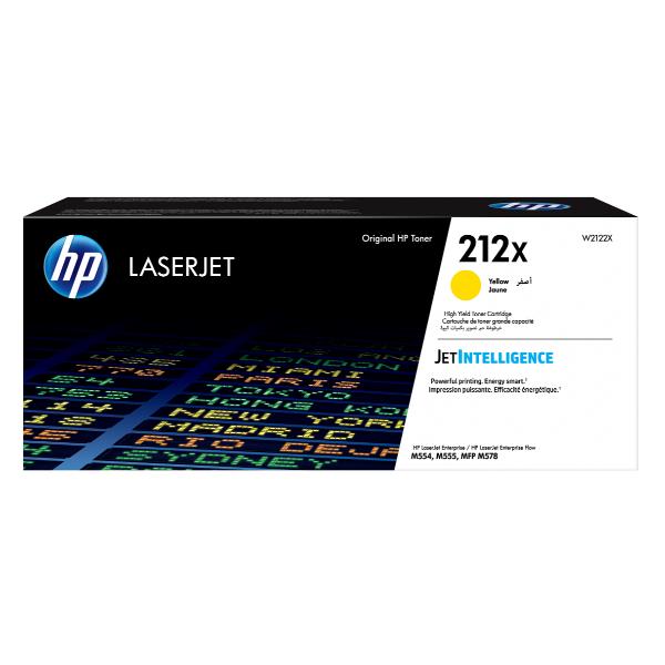 HP 212X - Alta resa - giallo - originale - LaserJet - cartuccia toner (W2122X) - per Color LaserJet Enterprise MFP M578; LaserJet Enterprise Flow MFP M578