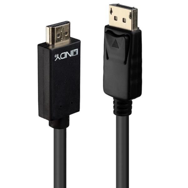 Lindy - Cavo adattatore - DisplayPort maschio a HDMI maschio - 2 m