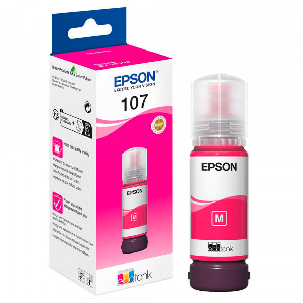 Epson - Cartuccia EcoTank 107 - Magenta - C13T09B340