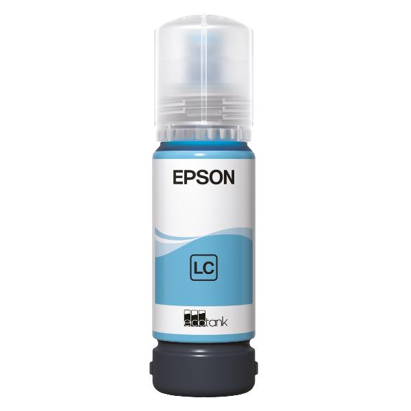 Epson - Cartuccia EcoTank 107 - Ciano Chiaro - C13T09B540