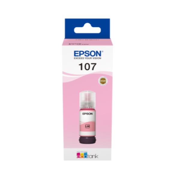 Epson - Cartuccia EcoTank 107 - Magenta Chiaro - C13T09B640