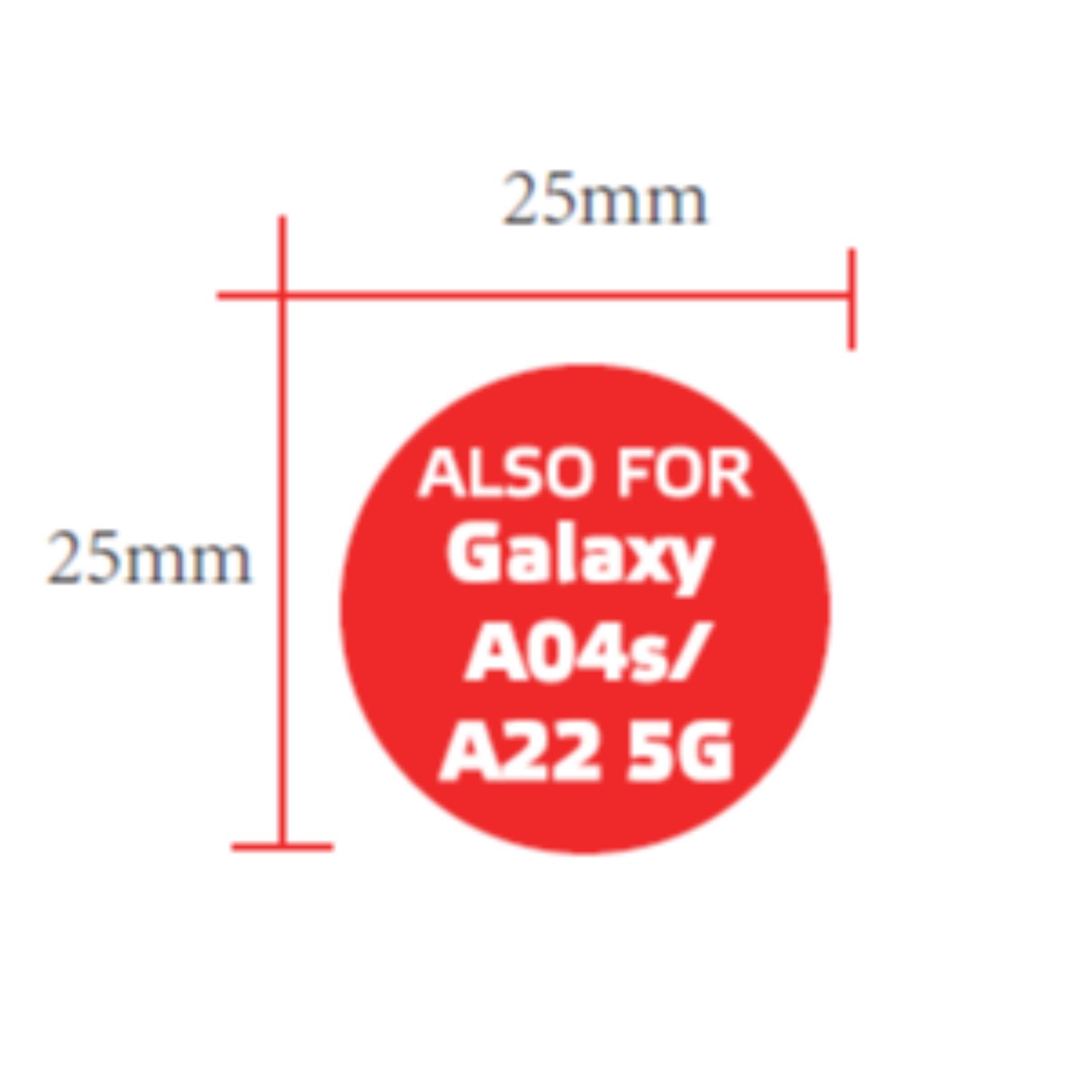 Celly Full Glass - Protezione per schermo per telefono cellulare - vetro - colore telaio nero - per Samsung Galaxy A12