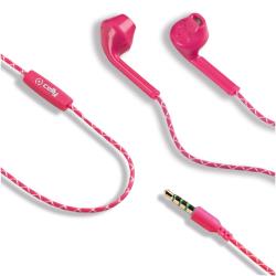 Celly UP100 - Auricolari con microfono - auricolare - cablato - jack 3,5 mm - rosa