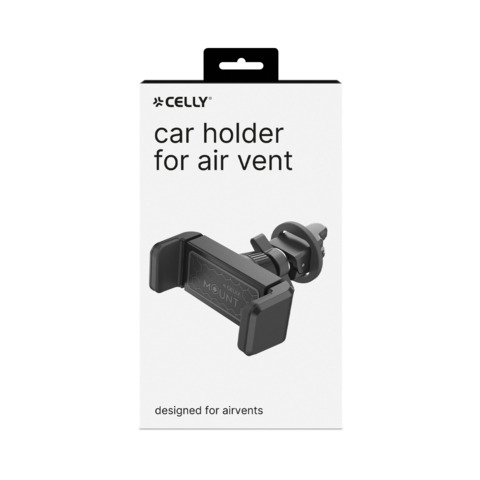 Celly MountVent360 - Supporto per auto per telefono cellulare - fino a 6,5" - nero