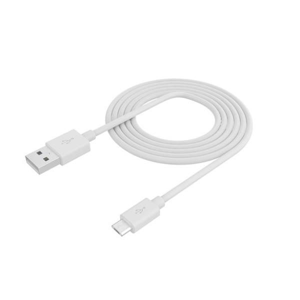 Celly PRO [COMPACT] - Cavo USB - USB (M) a Micro-USB Tipo B (M) - 2.4 A - 1 m - bianco
