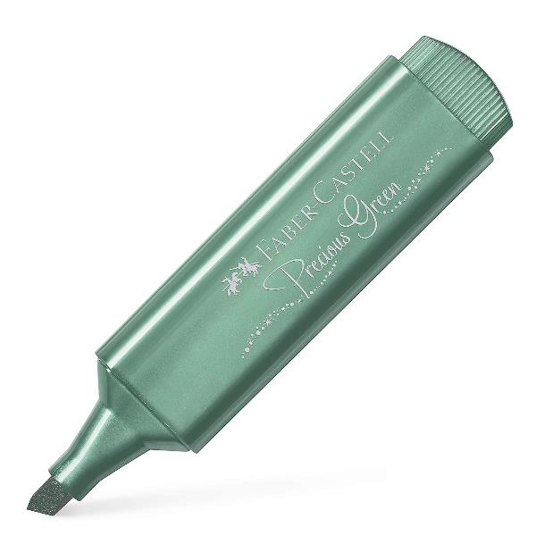 Faber-Castell Textliner 46 - Evidenziatore - verde metallizzato - inchiostro base acqua - 1-5 mm