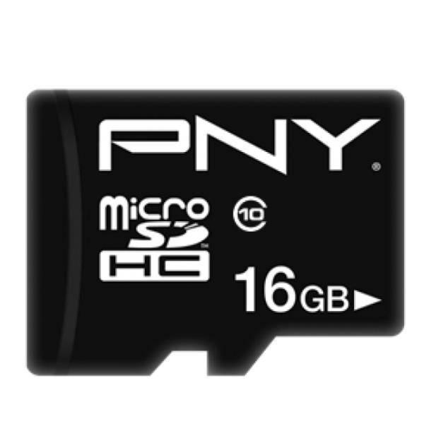 PNY Performance Plus - Scheda di memoria flash - 16 GB - Class 10 - microSDHC
