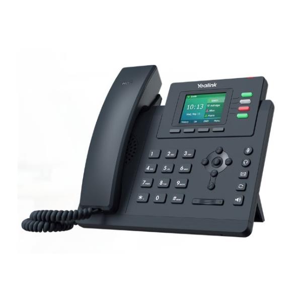Yealink SIP-T33G - Telefono VoIP - 5 vie capacità di chiamata - SIP, SIP v2, SRTP - 4 linee - grigio classico