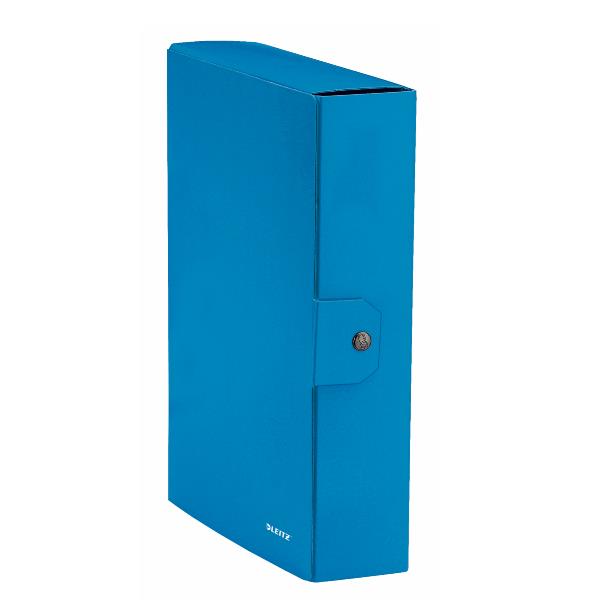 Leitz WOW - Cartella a scatola - capacità 1000 fogli - blu metallizzato