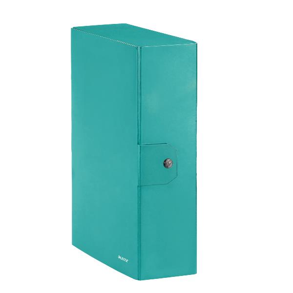 Leitz WOW - Cartella a scatola - larghezza dorsale 40 mm - per 340 x 350 mm - capacità 1000 fogli - acquamarina