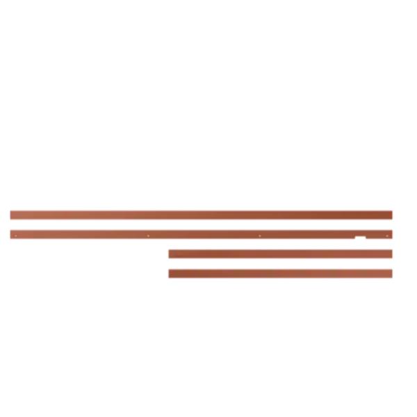 Samsung - Cornice decorativa per TV - 55" - rosso mattone lucido - per Samsung QE55LS03AAU, QE55LS03AU, QN55LS03AAF