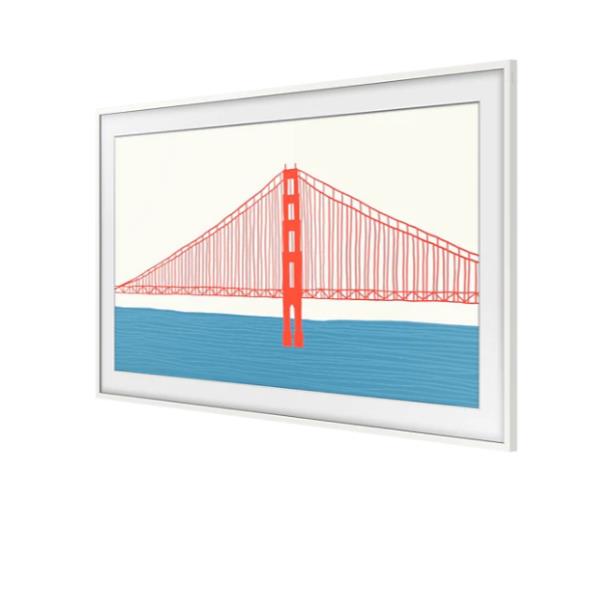 Samsung VG-SCFA50WT - Cornice decorativa per TV - 50" - bianco - per Samsung QE50LS03AAU, QN50LS03AAF