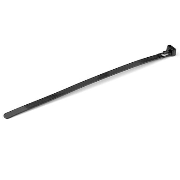 StarTech.com Fascette fermacavo riutilizzabili da 20 cm - Fascette di nylon interni/esterni, Omologati 94V-2, 100 pz - nero (CBMZTRB8BK) - Fascetta ferma-cavo - 20 cm - nero - Compatibile TAA (pacchetto di 100)