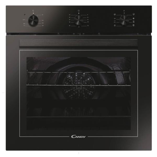 Candy New Timeless FCT602N/E - Forno - da incasso - nicchia - larghezza: 56 cm - prof. 56 cm - altezza: 58.5 cm - Classe A+ - nero