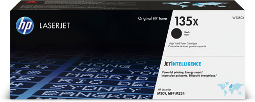 HP 135X - Alta resa - nero - originale - LaserJet - cartuccia toner (W1350X) - per LaserJet M209, M211, MFP M233, MFP M234, MFP M236