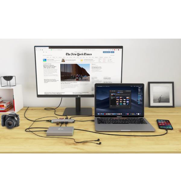 i-Tec USB-C Metal Nano Docking Station 4K HDMI LAN + Power Delivery - Docking station - USB-C 3.1 - HDMI - GigE