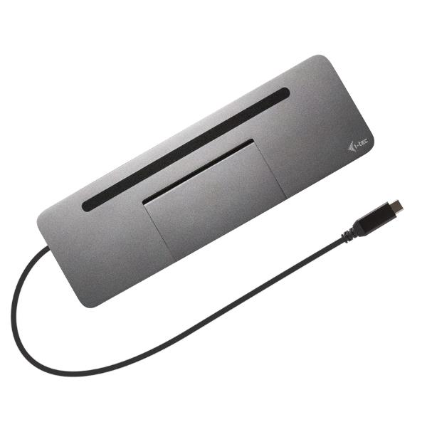 i-Tec USB-C Metal Ergonomic 4K 3x Display Docking Station + Power Delivery - Docking station - USB-C / Thunderbolt 3 - VGA, HDMI, DP - GigE