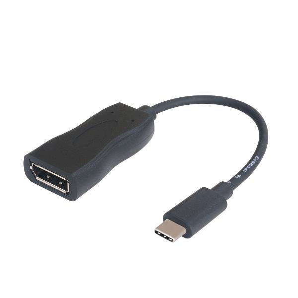 i-Tec USB-C Display Port Adapter - Adattatore video esterno - USB-C 3.1 - DisplayPort - nero
