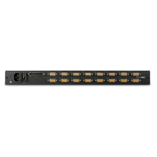 APC LCD Console - Console KVM con switch KVM - 16 porte - PS/2 - 17" - montabile in rack - VGA - nero - 1U - per P/N: AR3106SP, SMX1000C, SMX1500RM2UC, SMX1500RM2UCNC, SMX750C, SMX750CNC, SRT5KRMXLW-TW