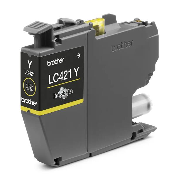 Brother LC421Y - Giallo - originale - cartuccia d'inchiostro - per Brother DCP-J1140DW, MFC-J1010DW, MFC-J1012DW