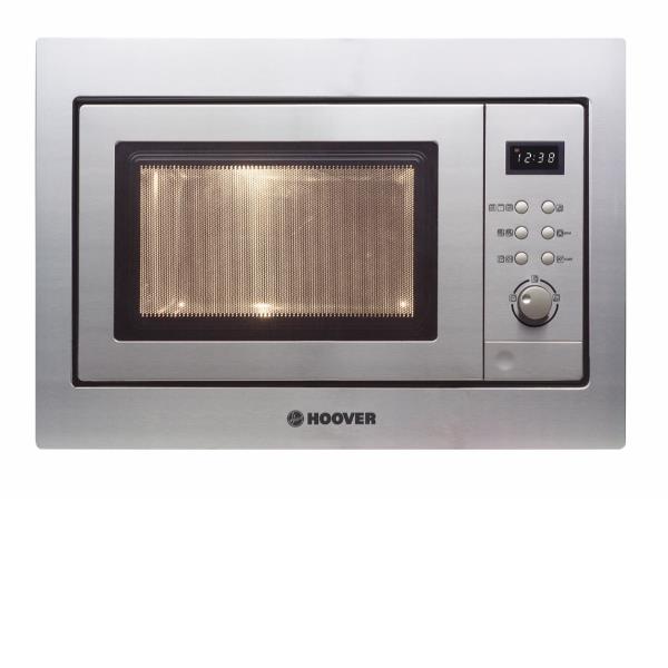 Hoover H-Microwave 100 HMG281X - Forno a microonde con grill - da incasso - 28 litri - 900 W - acciaio inossidabile