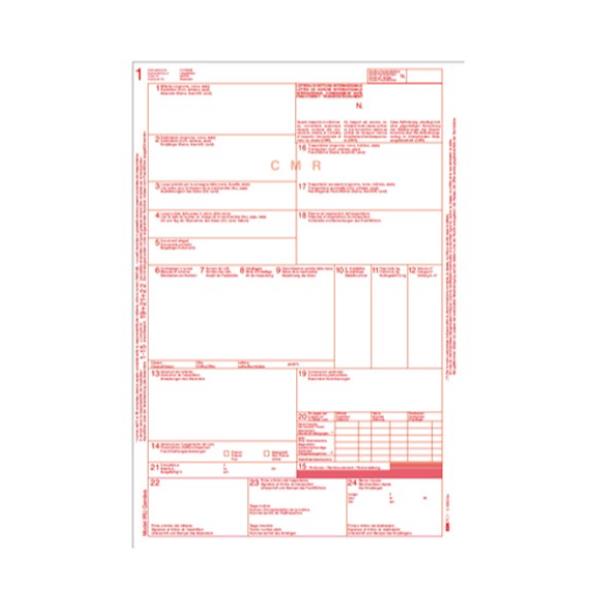 Edipro C.M.R. - Nota di consegna internazionale - 305 x 610 mm - 5 parti