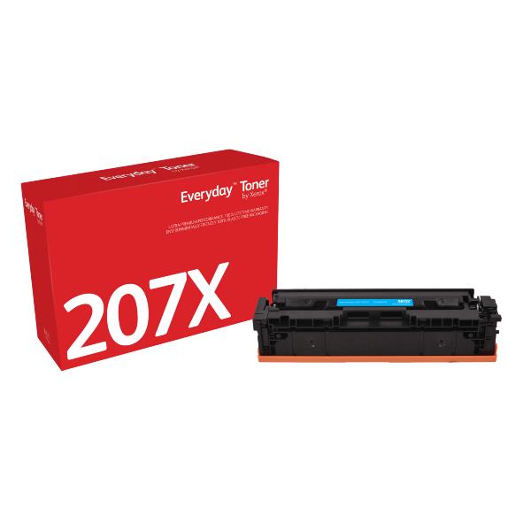 Everyday - Alta resa - ciano - compatibile - cartuccia toner (alternativa per: HP 207X, HP W2211X) - Green World Alliance return program - per HP Color LaserJet Pro M255dw, M255nw, MFP M282nw, MFP M283fdn, MFP M283fdw