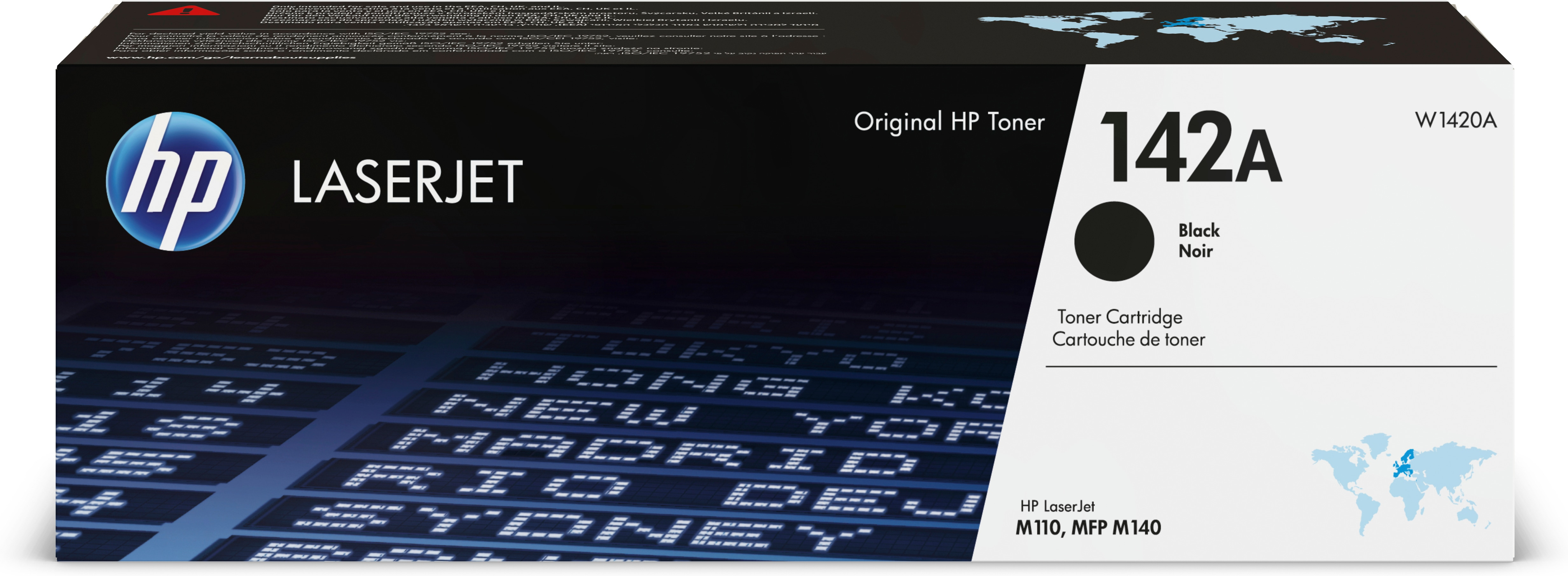 HP 142A - Nero - originale - LaserJet - cartuccia toner (W1420A) - per LaserJet M110w, M110we, MFP M140w, MFP M140we