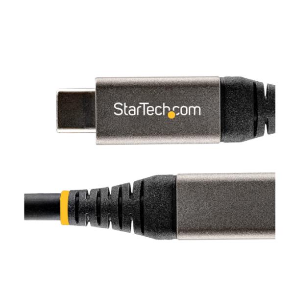 StarTech.com Cavo USB tipo C da 50cm - Cavo da USB-C a USB-C 5Gbps - USB-C 3.1/3.2 Gen 2 Type-C  - 100W (5A) Power Delivery - Supporta DP Alt Mode (USB315CCV2M) - Cavo USB - USB-C (M) a USB-C (M) - USB 3.2 Gen 2 / DisplayPort 1.4 /Thunderbolt 3 - 50 cm - supporto 4K - grigio, nero - per P/N: DK30C2DAGPD, DK30C2HAGPD