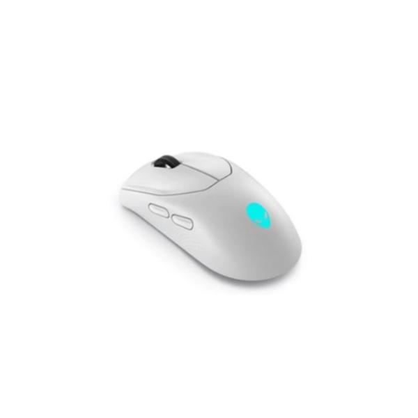 Alienware Tri-Mode Gaming Mouse AW720M - Mouse - ottica - 8 pulsanti - senza fili, cablato - USB, 2.4 GHz, Bluetooth 5.1 - luce lunare