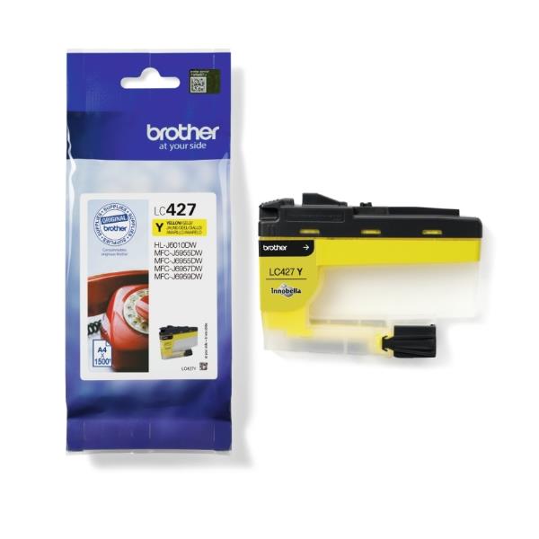 Brother LC427Y - Giallo - originale - cartuccia d'inchiostro - per Brother HL-J6010DW, MFC-J5955DW, MFC-J6955DW, MFC-J6957DW