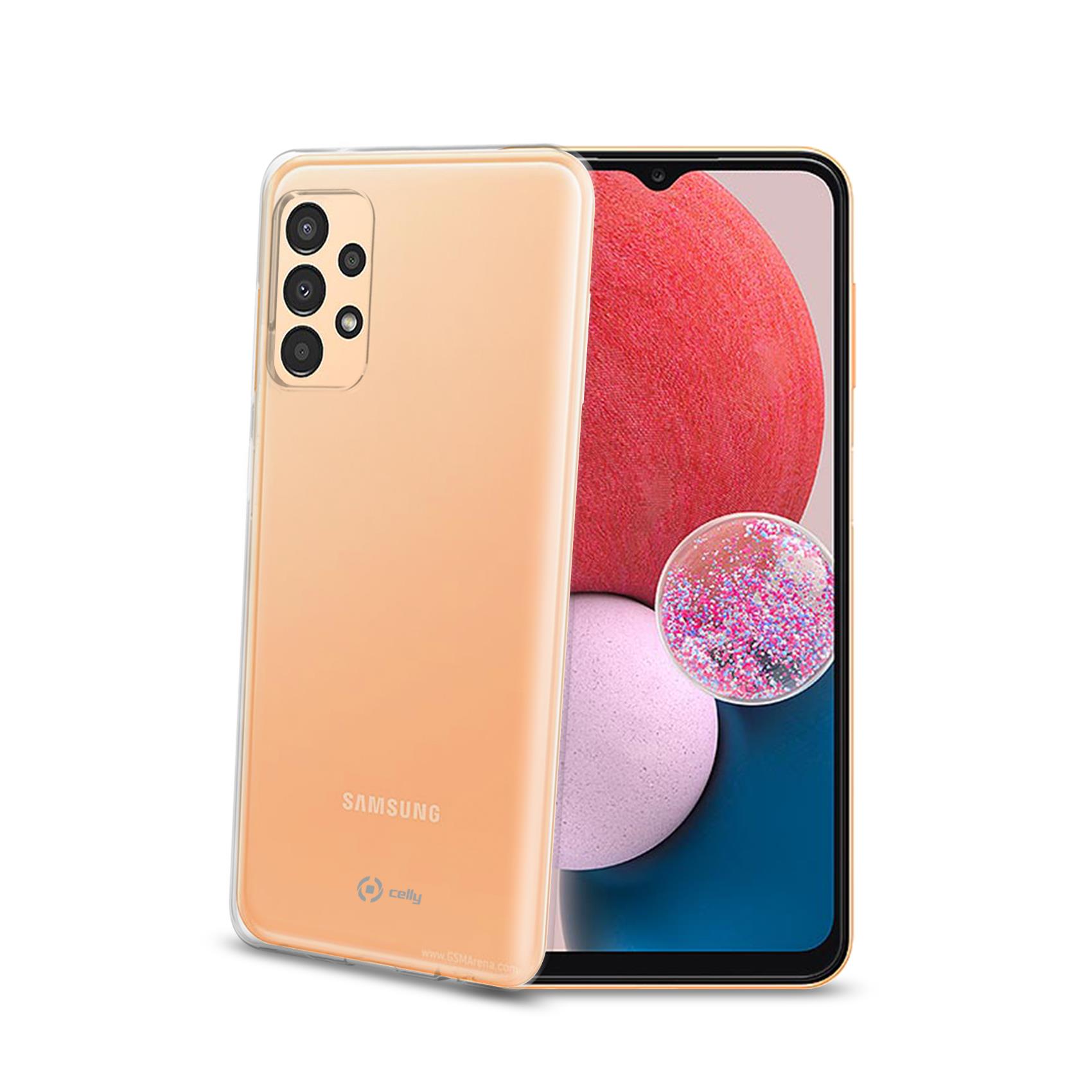 Celly Gelskin - Cover per cellulare - TPU (poliuretano termoplastico) - trasparente - per Samsung Galaxy A13