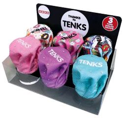 ARDA TENKS FANCY - Temperino con contenitore - assortiti - 3 fori - metallo (pacchetto di 6)