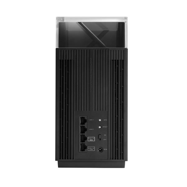 ASUS ZenWiFi Pro ET12 - Impianto Wi-Fi (router) - fino a 3000 mq - maglia - GigE, 2.5 GigE, 802.11ax (Wi-Fi 6E) - 802.11a/b/g/n/ac/ax (Wi-Fi 6E) - multibanda