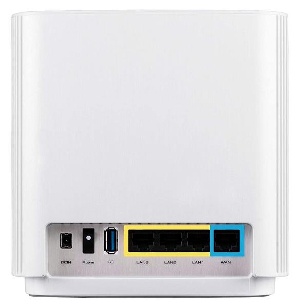ASUS ZenWiFi AC (CT8) - Impianto Wi-Fi (2 router) - fino a 5400 mq - maglia - GigE - 802.11a/b/g/n/ac - Tri-Band