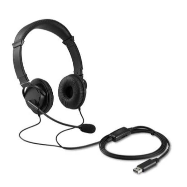 Cuffie stereo - con microfono e controllo del volume - connessione USB-A - Kensington