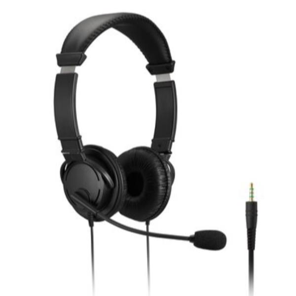 Cuffie stereo - con microfono e controllo del volume - connessione 3.5 mm - Kensington