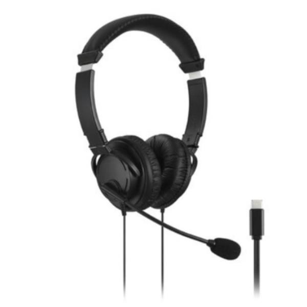Cuffie ad alta fedeltà - con microfono - connessione USB-C - Kensington