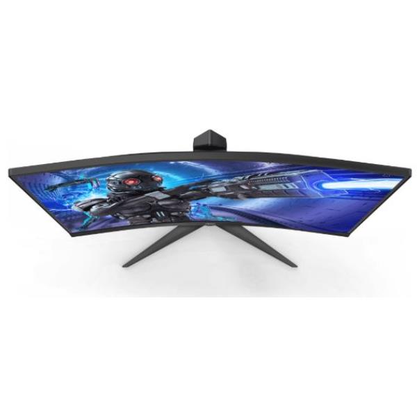 AOC Gaming C27G2ZE/BK - G2 Series - monitor a LED - gaming - curvato - 27" - 1920 x 1080 Full HD (1080p) @ 240 Hz - VA - 300 cd/m² - 3000:1 - 0.5 ms - 2xHDMI, DisplayPort - altoparlanti - nero testurizzato, rosso testurizzato