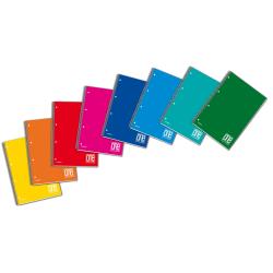 Blasetti One Color - Taccuino - rilegatura a spirale - A4 - 60 fogli / 120 pagine - quadretti - disponibile in colori assortiti