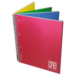 Blasetti One Color 4X4 - Taccuino - rilegatura a spirale - A4 - 124 fogli / 248 pagine - quadretti - 4 fori - disponibile in colori assortiti - polipropilene (PP)