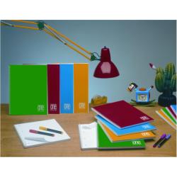 Blasetti One Color - Taccuino - rilegatura a spirale - A5 - 60 fogli / 120 pagine - quadretti - 4 fori - disponibile in colori assortiti