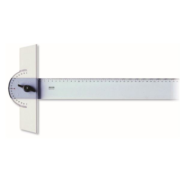 ARDA UNI - Riga a T - 60 cm - grigio fumo - polistirene