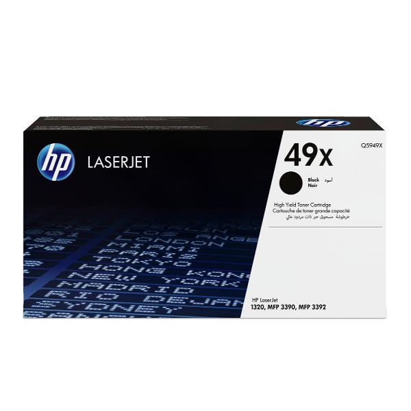 HP 49X - Alta resa - nero - originale - LaserJet - cartuccia toner (Q5949X) - per LaserJet 1320, 1320n, 1320nw, 1320t, 1320tn, 3390, 3392