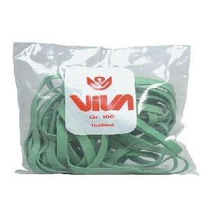 Viva - Elastici - 0.8 cm x 18.5 cm - 100 g - verde