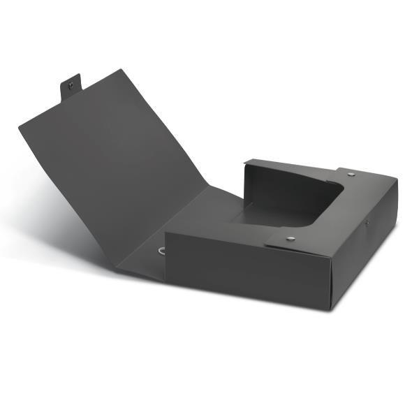 Fellowes Projekt Plus VIP - Cartella a scatola - larghezza dorsale 100 mm - per 255 x 355 mm - antracite gray with silver tie rod